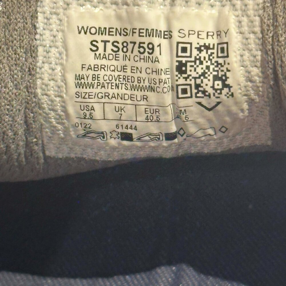 SPERRY Women’s Soletide Racy Sts87591 Grey Seacycled Size 9.5 - Picture 2 of 6